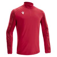 Naryn 1/4 Zip  Top RED S Teknisk treningsgenser - Unisex