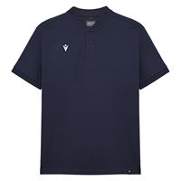 Nisiros Icon stretch korean polo NAV L Poloskjorte Uten krage - Unisex