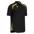 Wyrm Shirt BLK/YEL XXS Teknisk kamp og treningsdrakt - Unisex