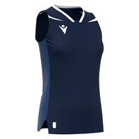 Lily Eco Sleeveless Shirt NAV/WHT XS Teknisk kamp og treningsdrakt - Dame