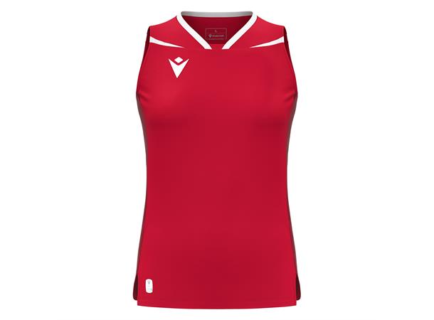 Lily Eco Sleeveless Shirt RED/WHT 3XS Teknisk kamp og treningsdrakt - Dame 