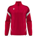 Hollow 1/4 zip RED/WHT 3XS Treningstopp - Unisex